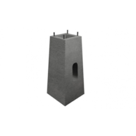 Fundament betonowy pod słup B-50-B-80