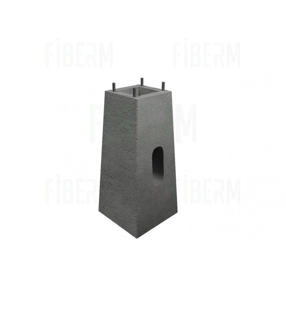 Concrete foundation for pole B-50-B-80