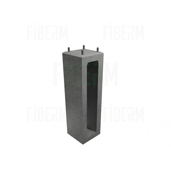 Concrete foundation for pole B80-B200
