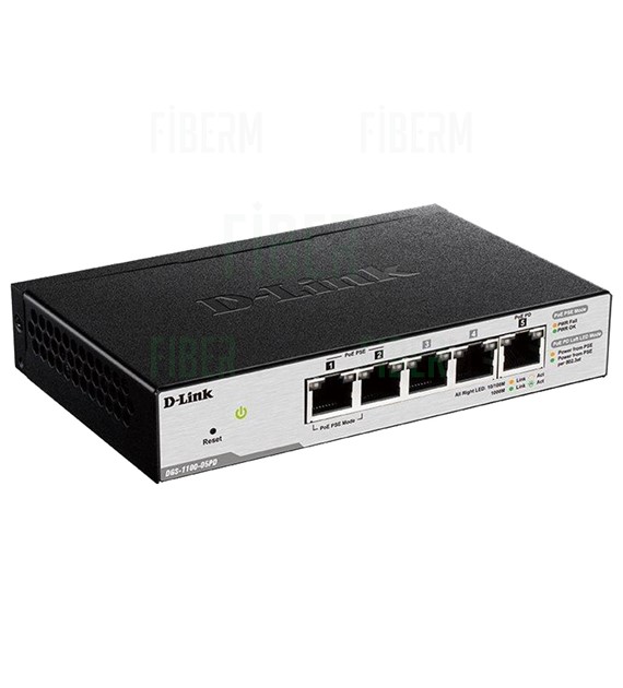 D-LINK DGS-1100-05PD: Switch inteligente con 5 puertos 10/100/1000 PoE