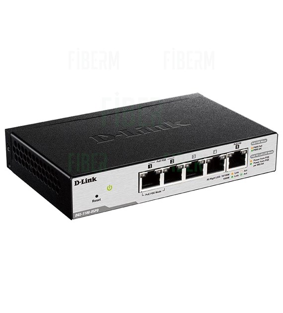 D-LINK DGS-1100-05PD - Pametno Stikalo 5 x 10/100/1000 PoE