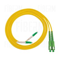 OPTO Patchcord SC/APC-LC/APC 1m Μονομοδικό Διπλό Ίνα G652D