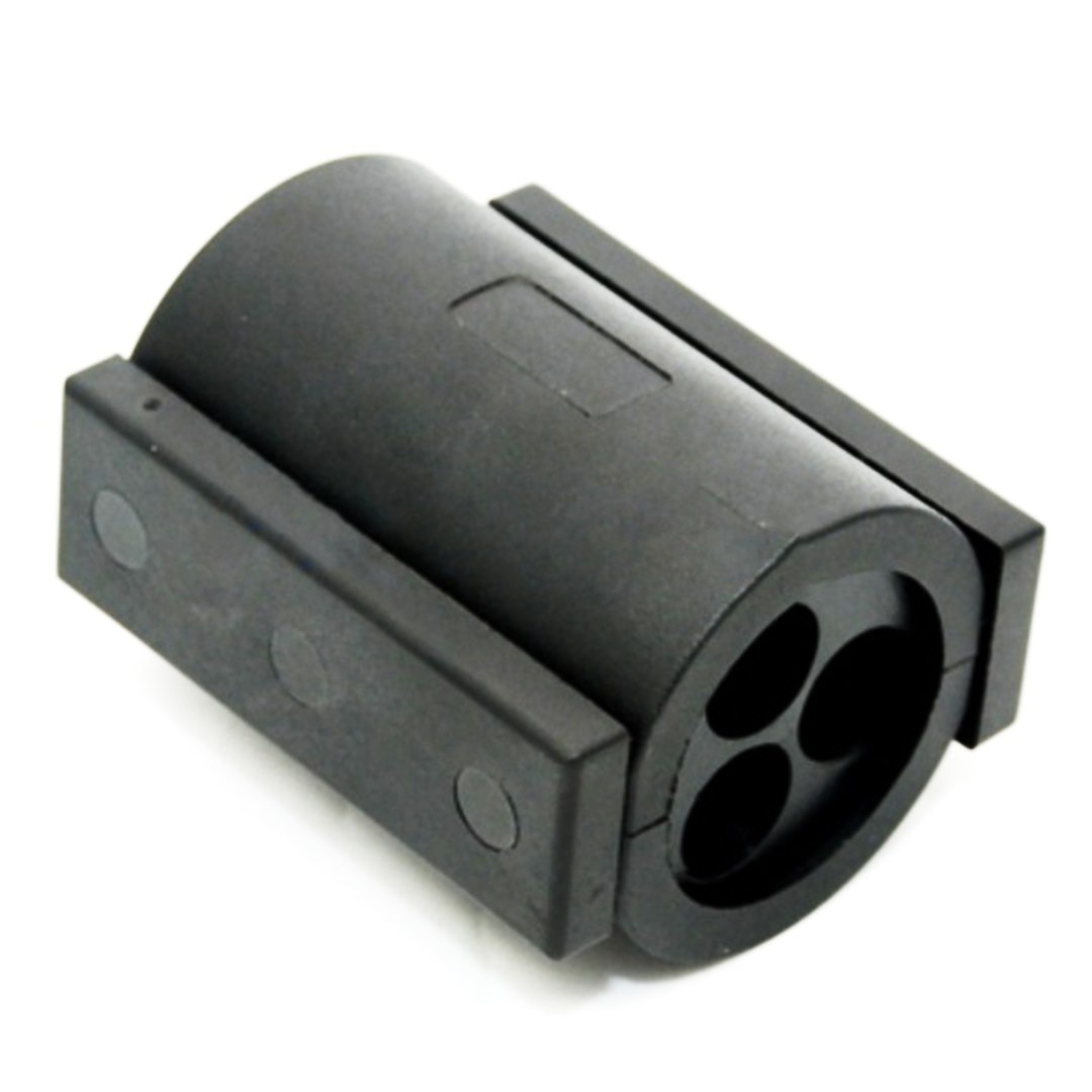 Złączka końcowa (Jackmoon), uszczelniająca do rury 40 mm, otwory: 3x14 mm