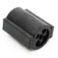 Złączka końcowa (Jackmoon), uszczelniająca do rury 40 mm, otwory: 5x10 mm