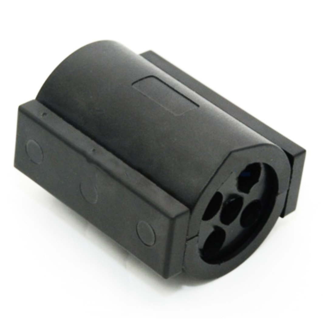 Złączka końcowa (Jackmoon), uszczelniająca do rury 40 mm, otwory: 5x10 mm