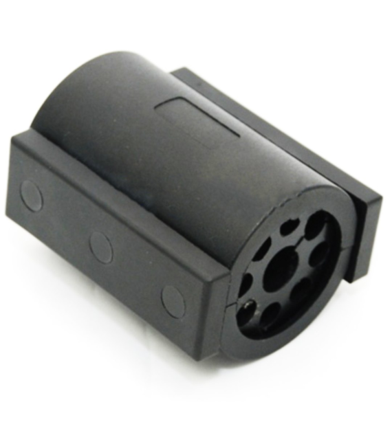 Złączka końcowa (Jackmoon), uszczelniająca do rury 40 mm, otwory: 8x7mm, 1x12 mm