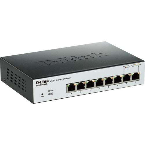 D-LINK DGS-1100-08P Switch Smart 8 x 10/100/1000 PoE