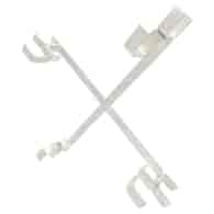 FIBERM Podwójny stelaż zapasu kabla 600x600x100 z uszami do kabla DROP