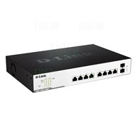 D-LINK DGS-1100-10MP: Switch inteligente con 8 puertos 10/100/1000 PoE y 2 puertos SFP