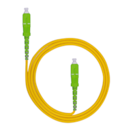 FIBERM Patchcord SC/APC-SC/APC 3m Single Mode Simplex włókno G652D 2,0mm PVC