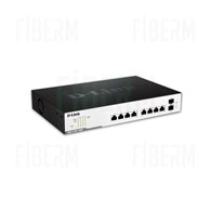 D-LINK DGS-1100-10MPP: Switch inteligente con 8 puertos 10/100/1000 y 2 puertos SFP, PoE de 242 W