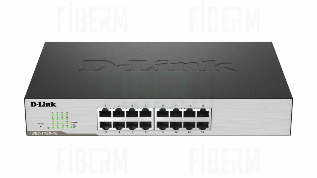 D-LINK DGS-1100-16: Switch inteligente con 16 puertos 10/100/1000
