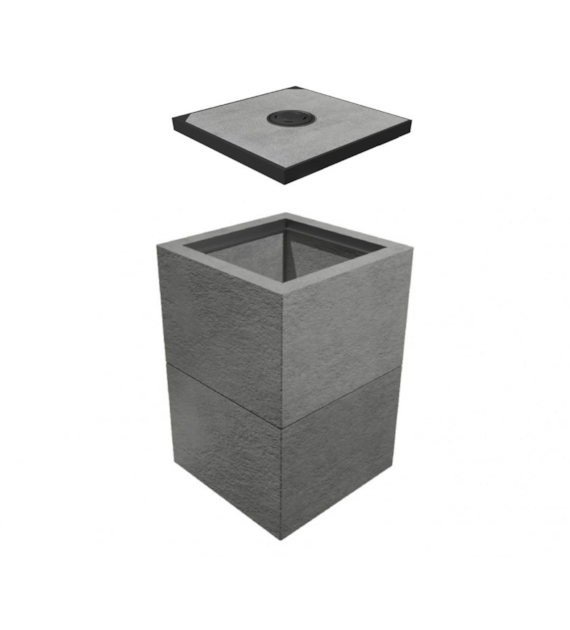 Studnia kablowa SK-1 klasa A15 dwuelementowa / dwuczęściowa z wbetonowaną ramą w części górnej+ pokrywa wentylowana