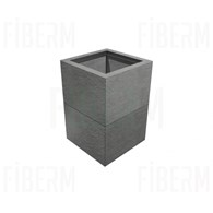 SK-1 Cable Well Class A15 two-piece/two-piece with embedded frame in the upper part+ventilated full cover