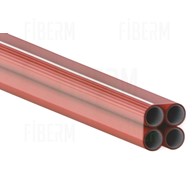 HDPE Microduct Bundle 4 x FI 12/8mm for direct burial installation