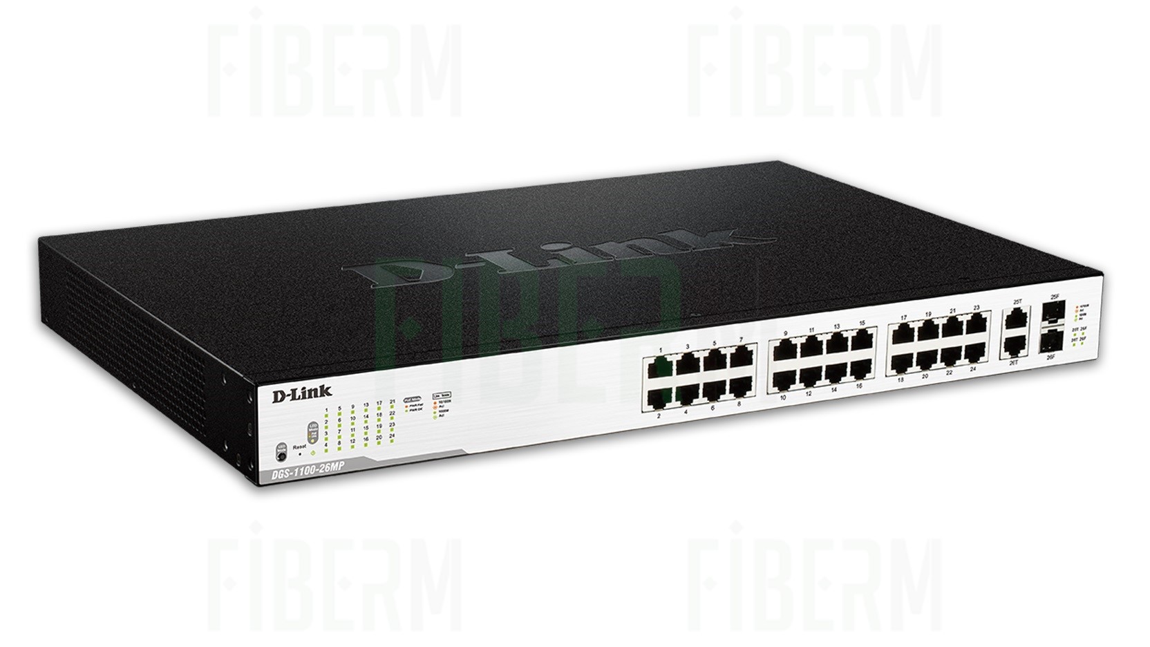 D-LINK DGS-1100-26MP Switch Smart 24 x 10/100/1000  PoE 370W + 2 x SFP