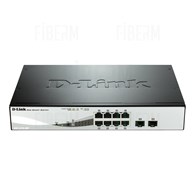 D-LINK DGS-1210-08P: Switch inteligente con 8 puertos 10/100/1000 PoE y 2 puertos SFP