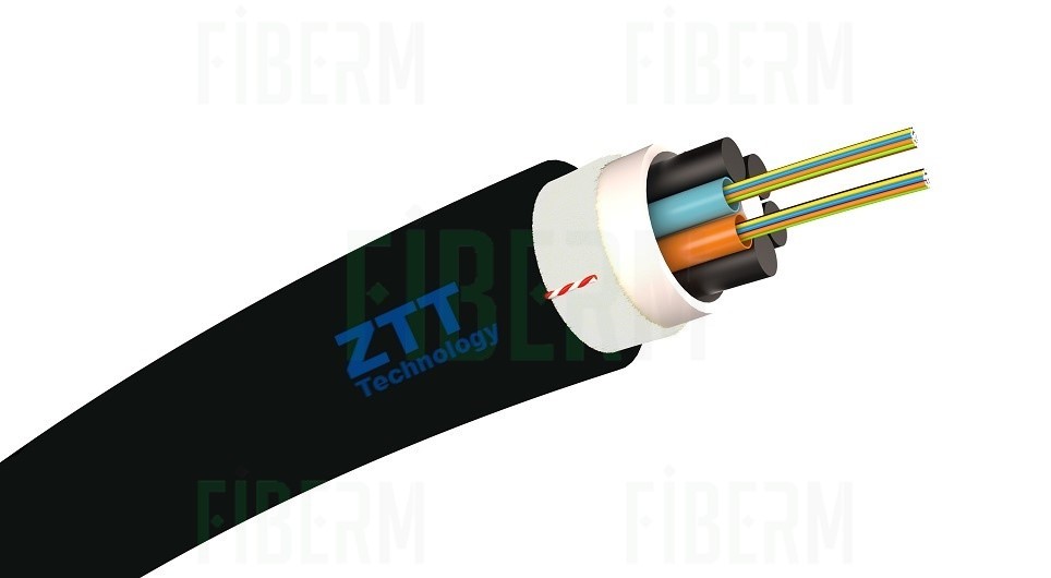 ZTT Kabel światłowodowy kanalizacyjny DUCT 24J (2x12) 1000N, średnica 8mm