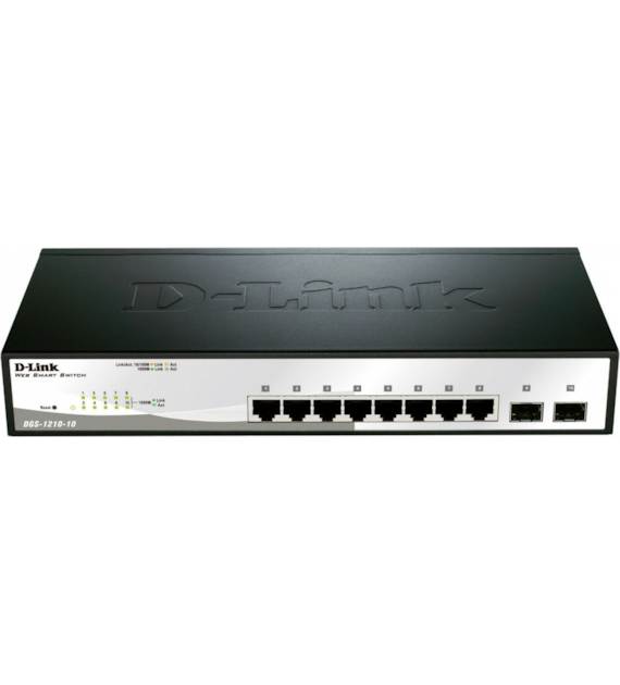 D-LINK DGS-1210-10 Switch Smart 8 x 10/100/1000 + 2 x SFP