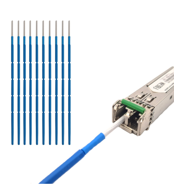 Pałeczki bezpyłowe 2.5mm do czyszczenia złączy światłowodowych FO Neoclean, 10 sztuk