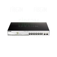 D-LINK DGS-1210-10MP: Switch inteligente con 8 puertos 10/100/1000 PoE y 2 puertos SFP