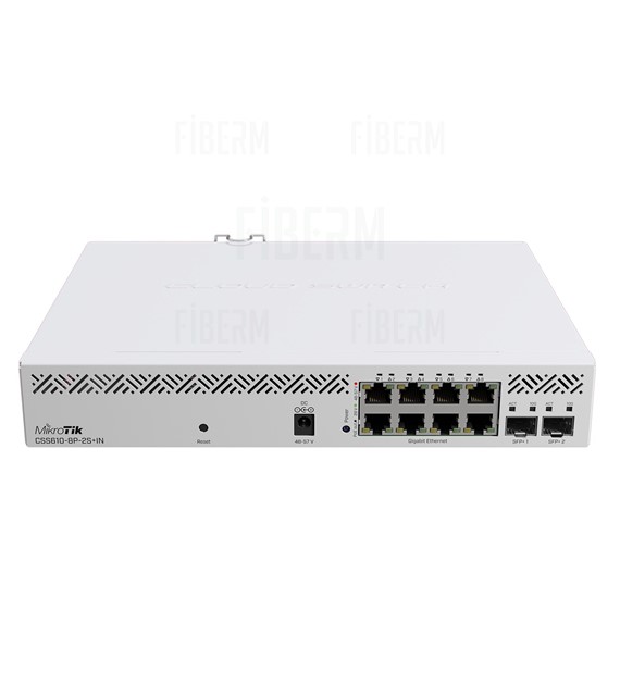 MikroTik Cloud Smart Switch CSS610-8P-2S+IN switch zarządzalny 8x GE PoE, 2x SFP+