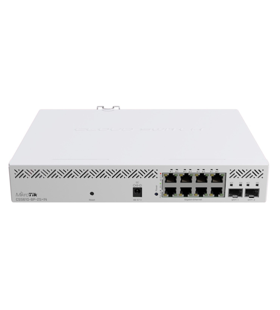 MikroTik Cloud Smart Switch CSS610-8P-2S+IN switch zarządzalny 8x GE PoE, 2x SFP+