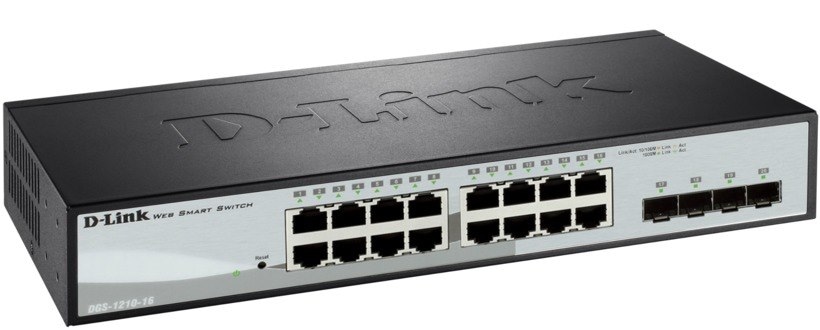 D-LINK DGS-1210-16 Switch Smart 16 x 10/100/1000 + 4 x SFP