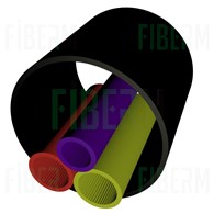 HDPE Single-Walled Microduct Bundle 4 x fi 12/10mm for direct burial installation