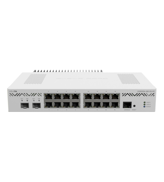 Mikrotik Cloud Core RouterCCR2004-16G-2S+PC 16x 1G Ethernet  2 x 10G SFP+ 10Gb/s