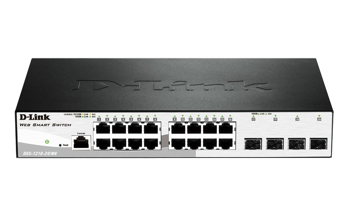D-LINK DGS-1210-20/ME Switch Smart 16 x 10/100/1000 + 4 x SFP