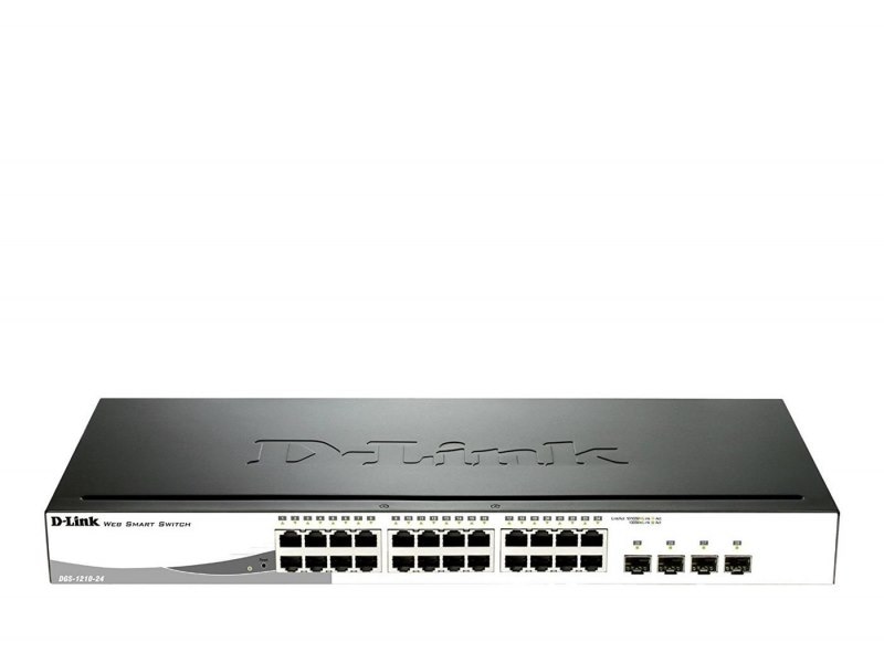 D-LINK DGS-1210-24 Switch Smart 24 x 10/100/1000 + 4 x SFP