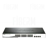 D-LINK DGS-1210-24: Switch inteligente con 24 puertos 10/100/1000 y 4 puertos SFP