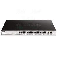 D-LINK DGS-1210-24P: Switch inteligente con 24 puertos 10/100/1000 PoE y 4 puertos SFP
