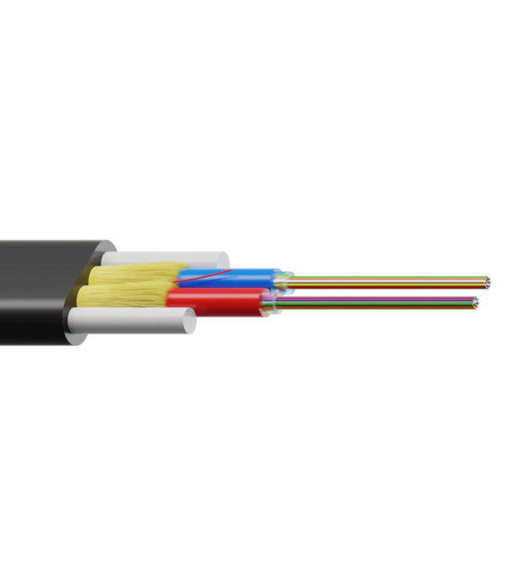 FIBRAIN Kabel światłowodowy AERO-DDF2 FLAT 24J 2T12F