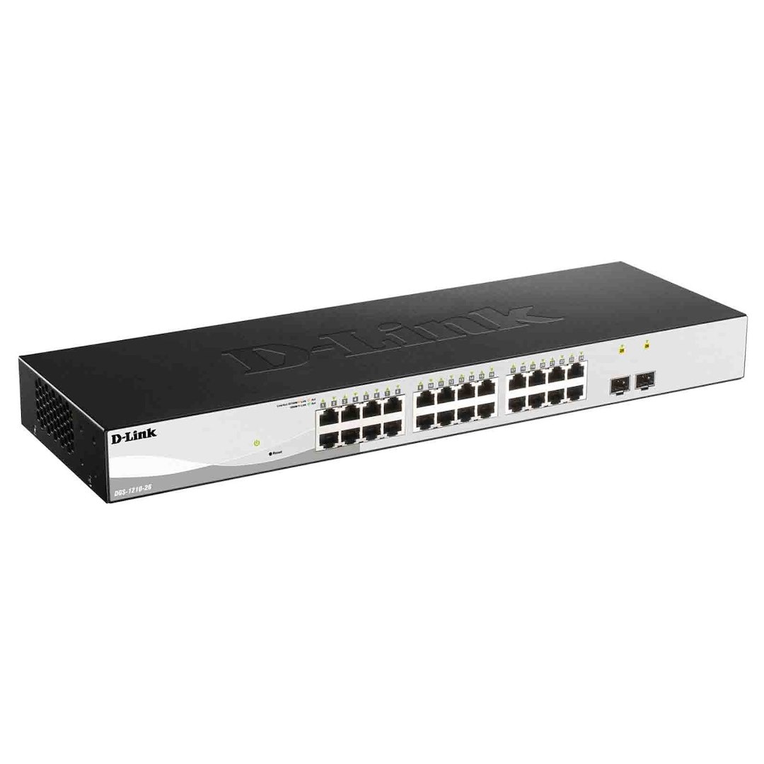 D-LINK DGS-1210-26 Switch Smart 24 x 10/100/1000 + 2 x SFP
