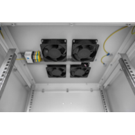 FIBERM Zestaw do wentylacji z termostatem (4 wentylatory)