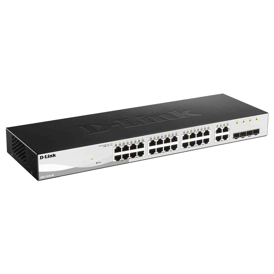 D-LINK DGS-1210-28 Switch Zarządzalny 24 x 10/100/1000 + 4 x SFP