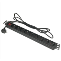 Listwa zasilająca wtyk UPS C14 9 portowa 3m obudowa ALU 19`