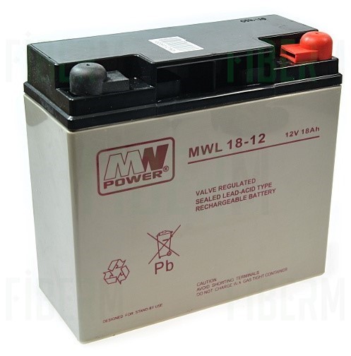 MWL 18-12L 18Ah 12V AGM Battery