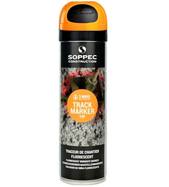 SOPPEC Farba geodezyjna do znakowania w sprayu - Pomarańczowy