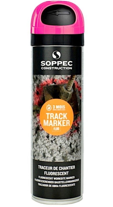 SOPPEC Farba geodezyjna do znakowania w sprayu - Różowy