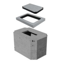 Studnia kablowa SK-2 klasa D400 dwuelementowa/dwuczęściowa+ pokrywa pełna