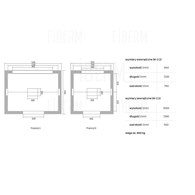 SK-2 Cable Well Class D400 Two-Piece + Reinforced Concrete Frame in Upper Part + Full Cover