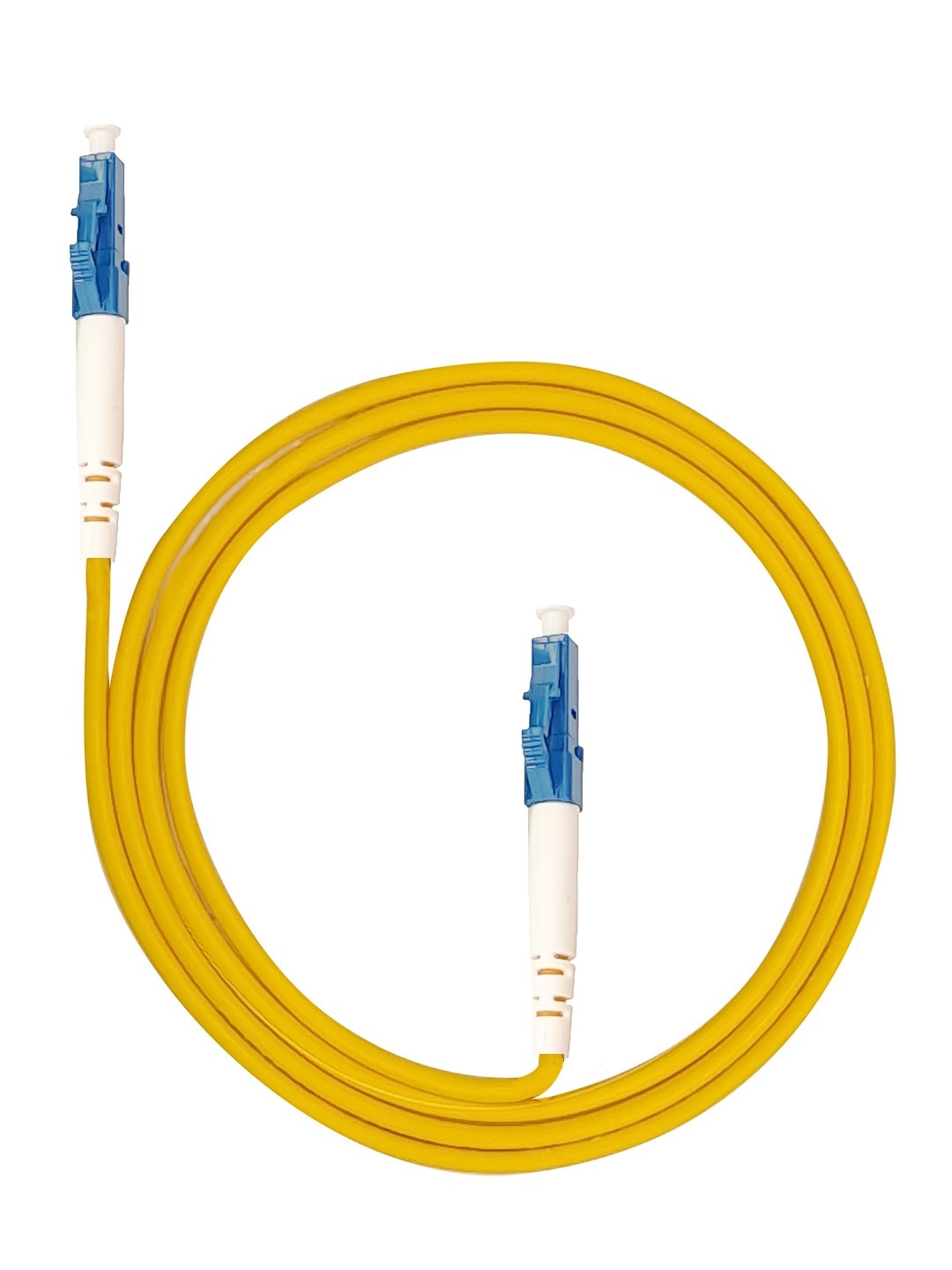 FIBERM Patchcord LC/UPC-LC/UPC 2m Single Mode Simplex włókno G652D 3,0mm PVC