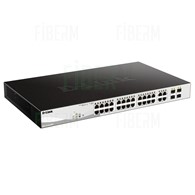 D-LINK DGS-1210-28MP Switch Zarządzalny 24 x 10/100/1000 PoE + 4 x SFP