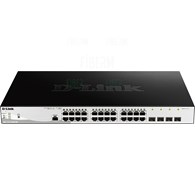 D-LINK DGS-1210-28MP/ME: Switch inteligente con 24 puertos 10/100/1000 PoE+ 370W y 4 puertos SFP