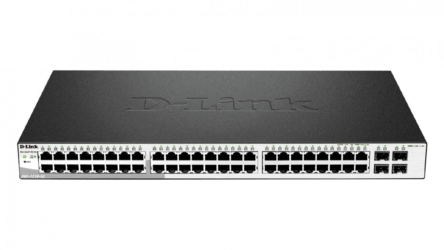 D-LINK DGS-1210-52 Switch Smart 48 x 10/100/1000  4 x SFP