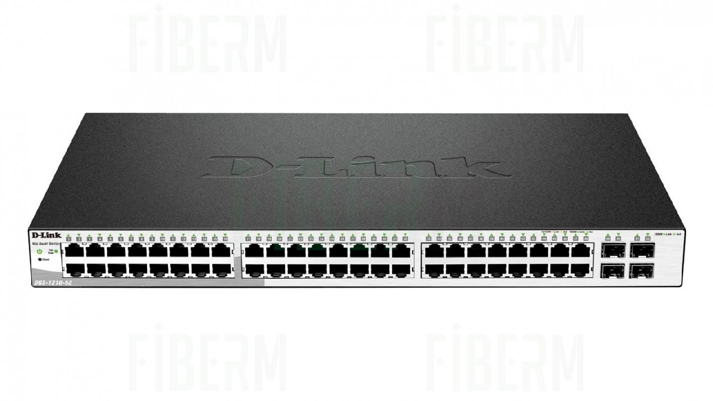 D-LINK DGS-1210-52 - Smart Switch 48 x 10/100/1000 4 x SFP
