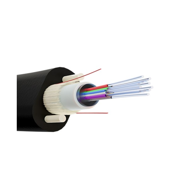 SYNAPTIC Kabel światłowodowy FLAT Z-XOTKtsdp 24J 1,3kN, dwutubowy